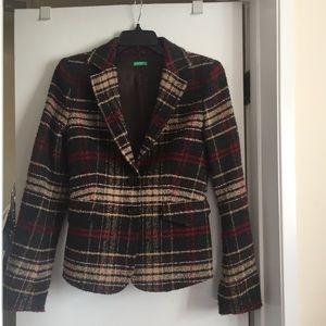 United Colors of Benetton Plaid Jacket